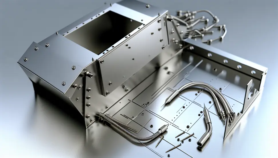 An array of sheet metal materials, highlighting popular options for durable and functional custom enclosures.