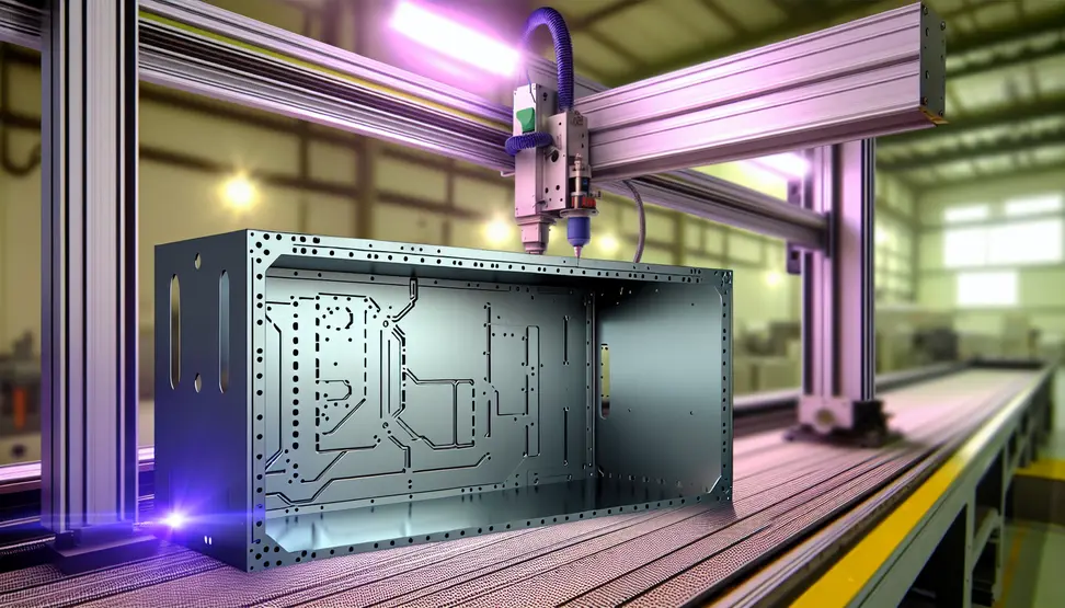 An array of sheet metal materials, highlighting popular options for durable and functional custom enclosures.