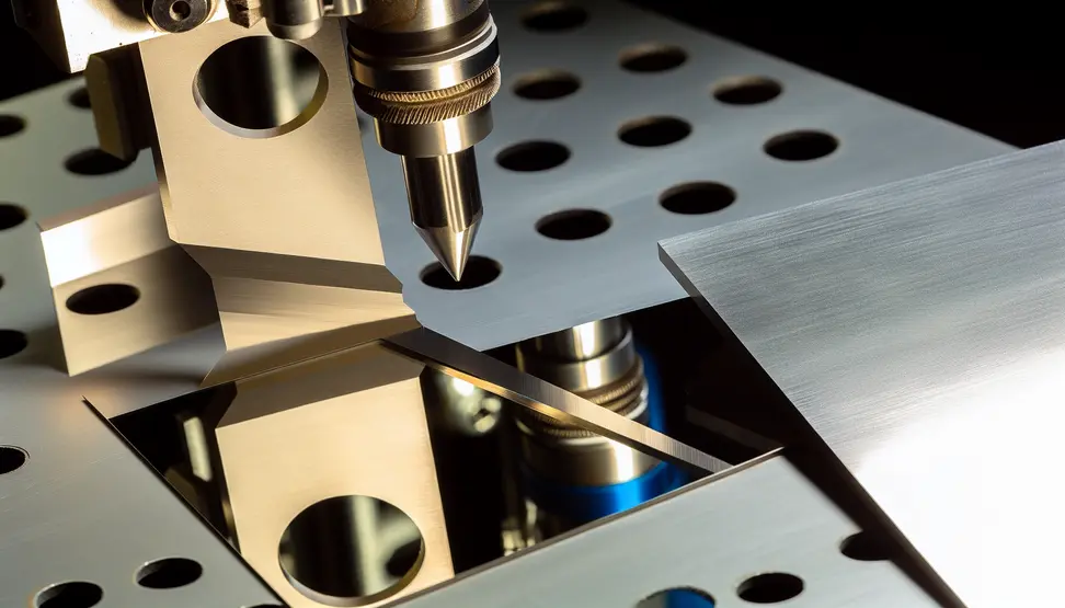 A CNC lathe with a diamond cutting tool achieving a flawless, mirror-like finish on metal.
