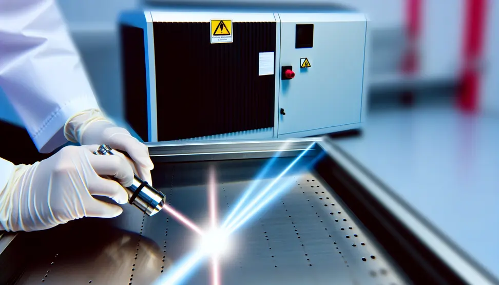 An advanced dynamic beam laser showcasing precise control over beam intensity and shape.