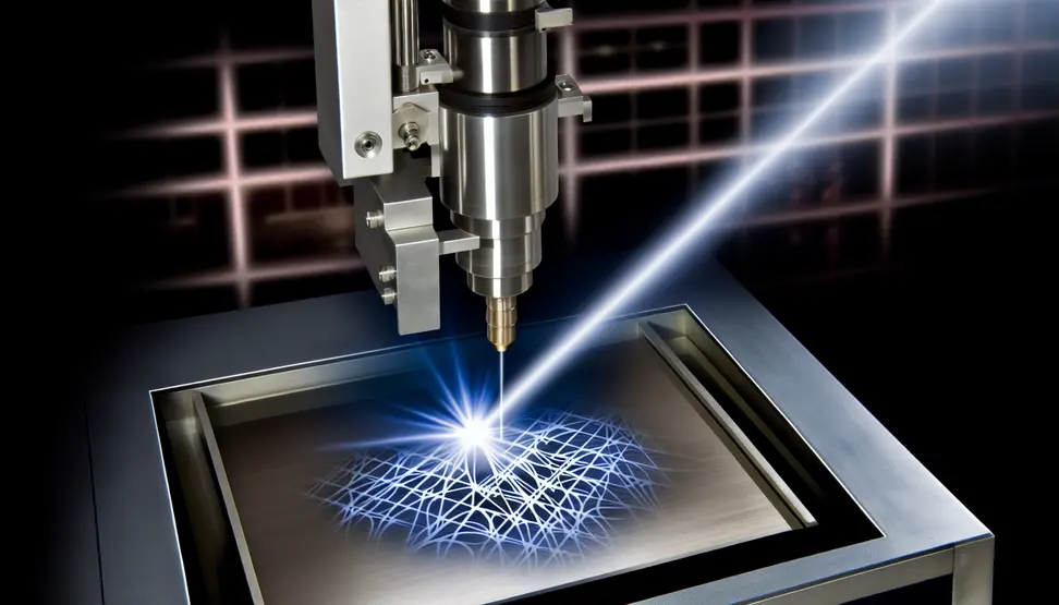 An advanced dynamic beam laser showcasing precise control over beam intensity and shape.