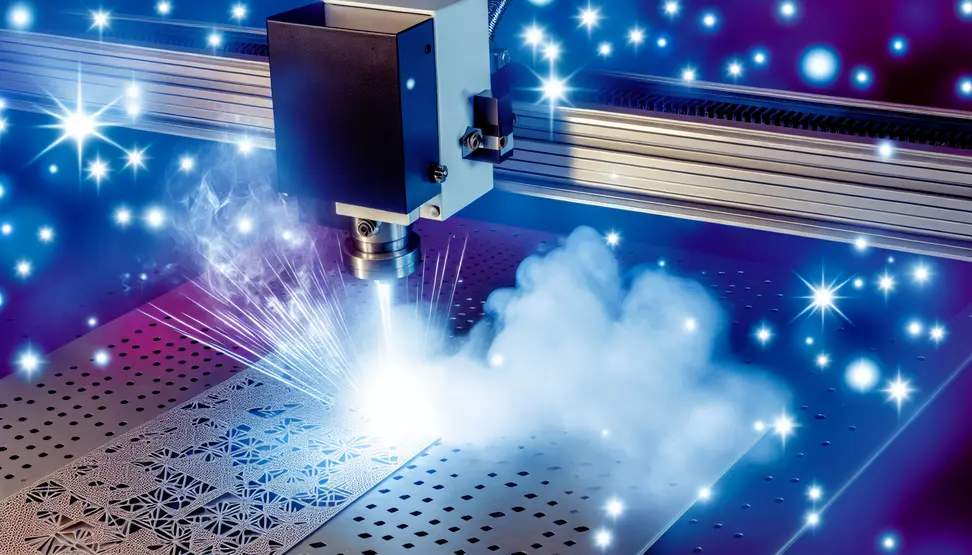 A solid and stable laser engraving setup creating precise and consistent designs.