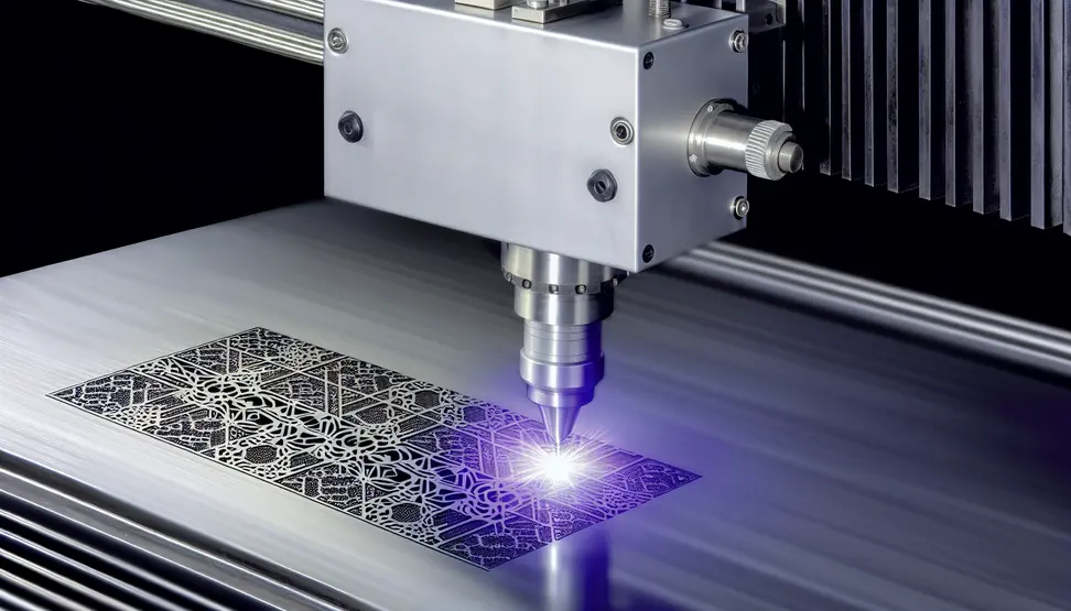 A solid and stable laser engraving setup creating precise and consistent designs.