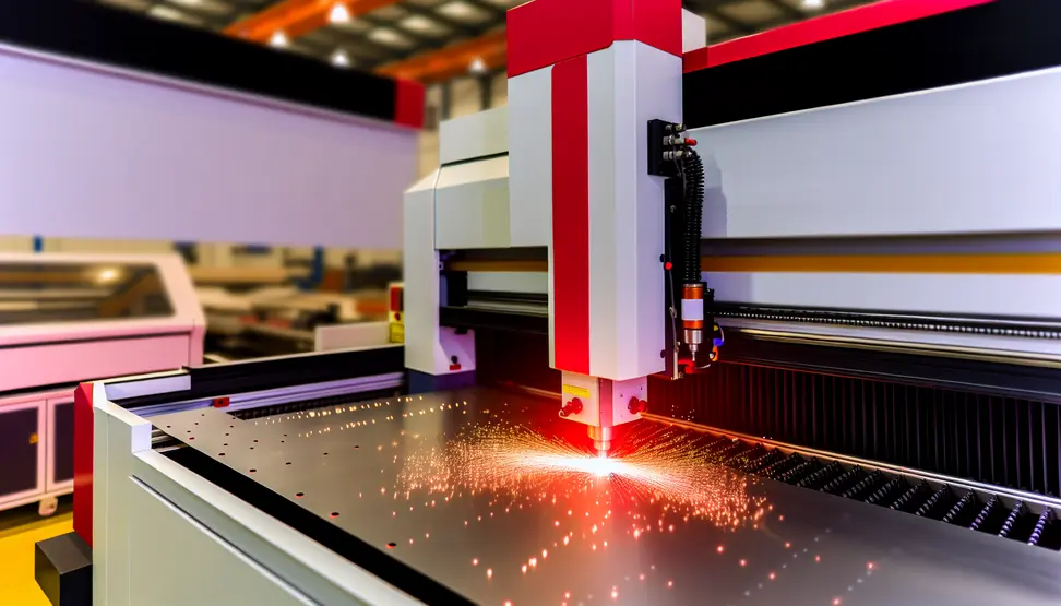 Highly automated laser cutting systems with robotics and advanced software streamline production in a modern facility.