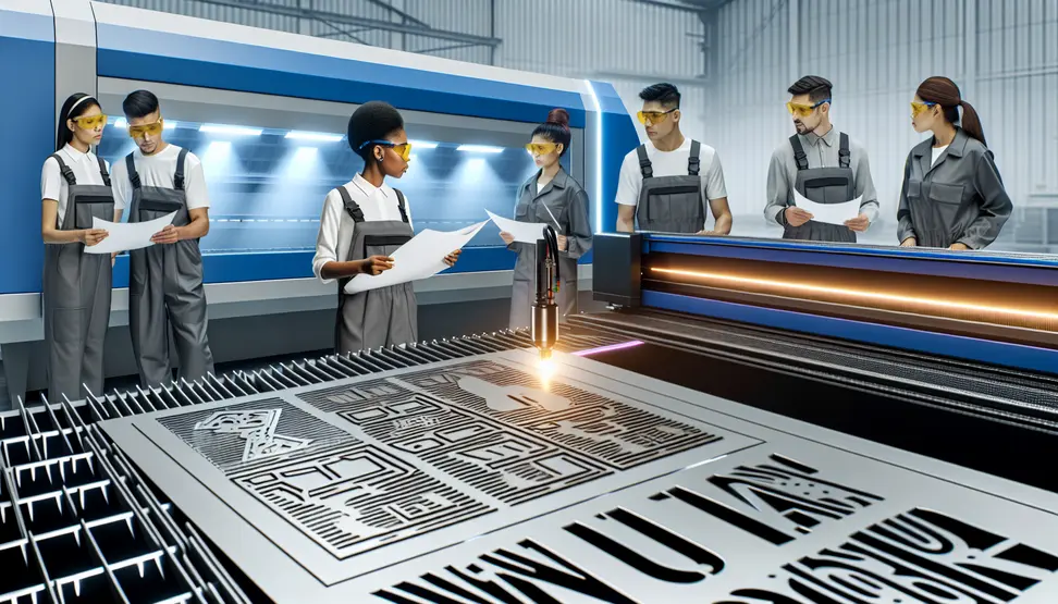Highly automated laser cutting systems with robotics and advanced software streamline production in a modern facility.